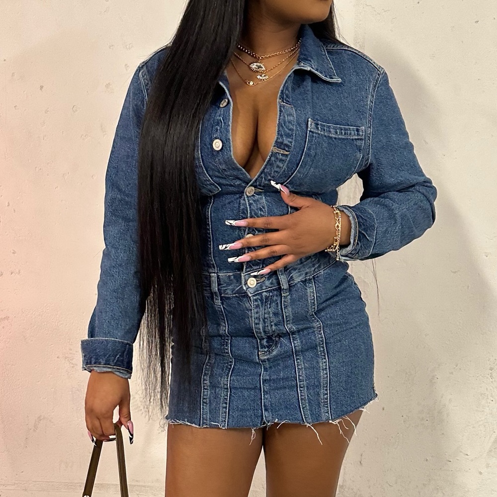 Zara denim dress